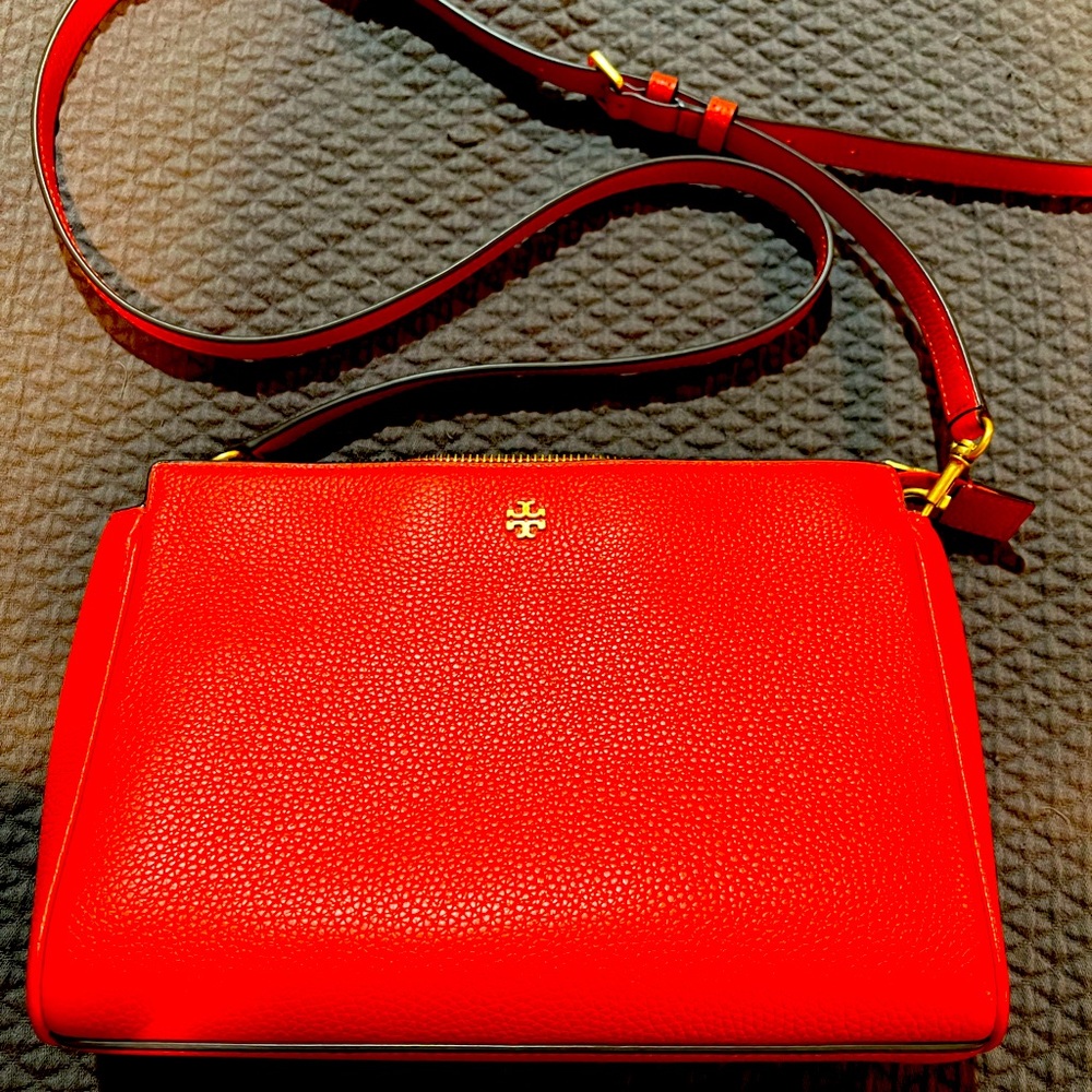Tory Burch Popy Red Crossbody!